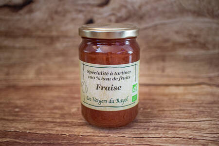 purée fraise 320 g BIO
